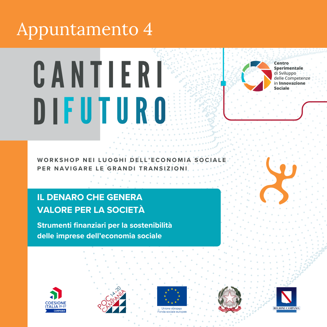 Il denaro che genera valore per la società: a Cava de’ Tirreni il quarto appuntamento di Cantieri di Futuro